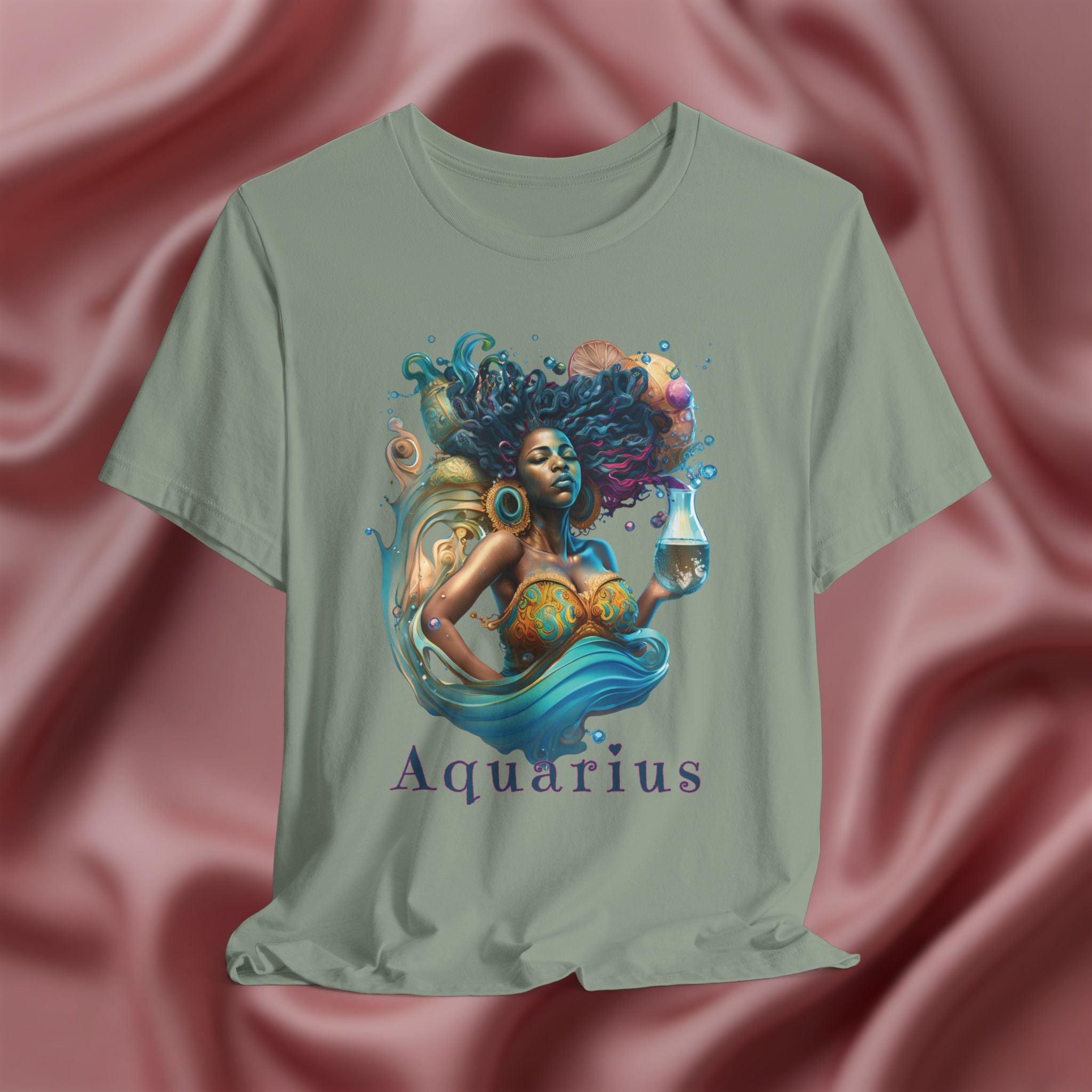 Aquarius Zodiac Graphic Tee