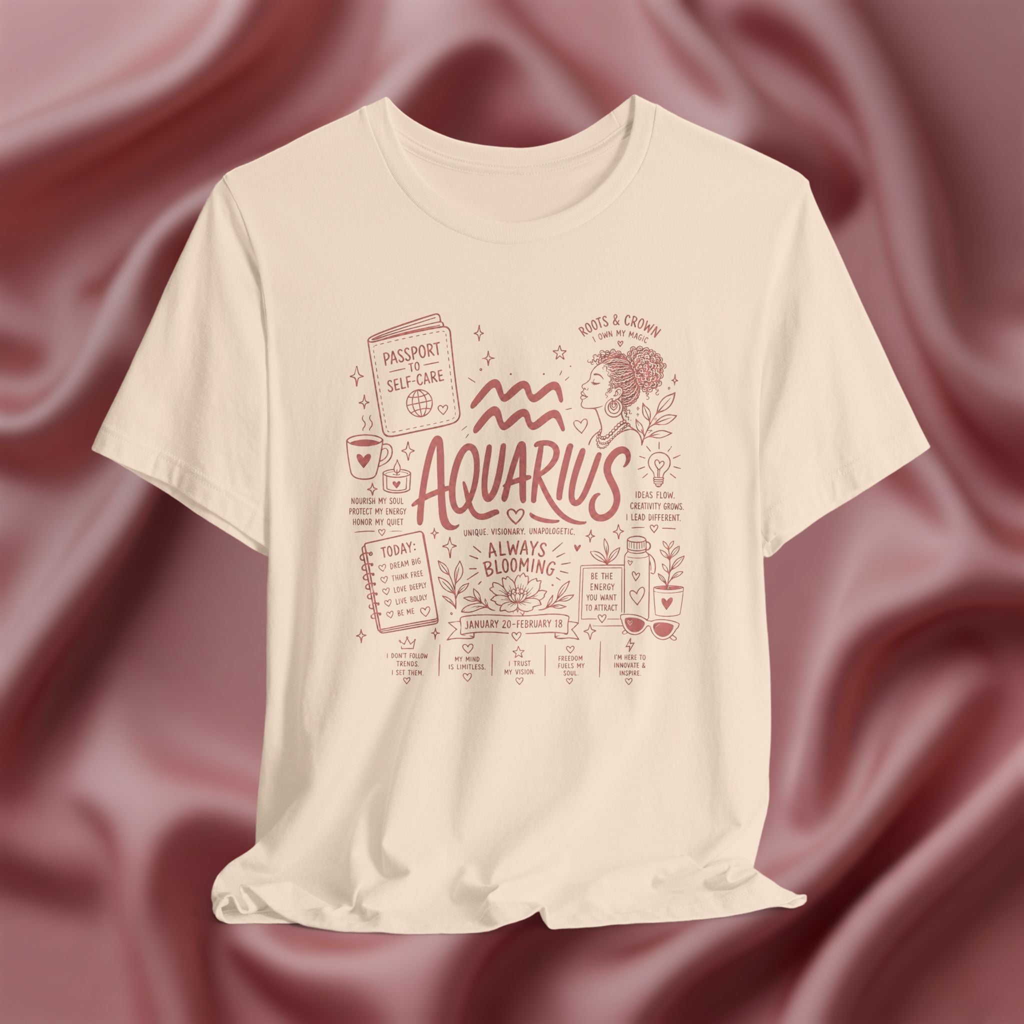 Aquarius Affirmation Graphic Tee