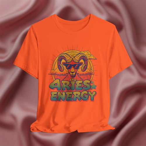 Aries Zodiac Energy Tee