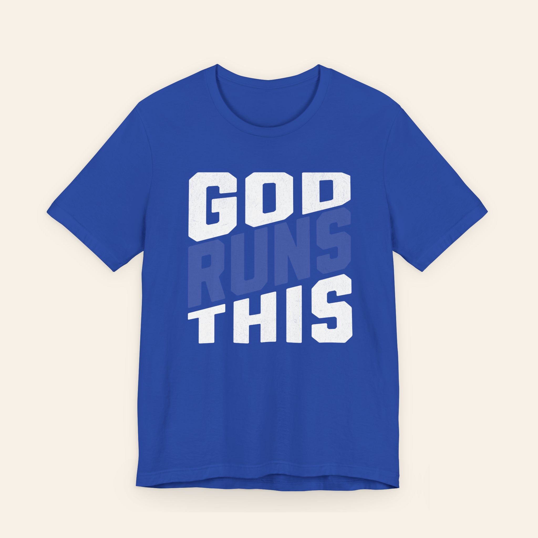 God Runs This Faith Tee