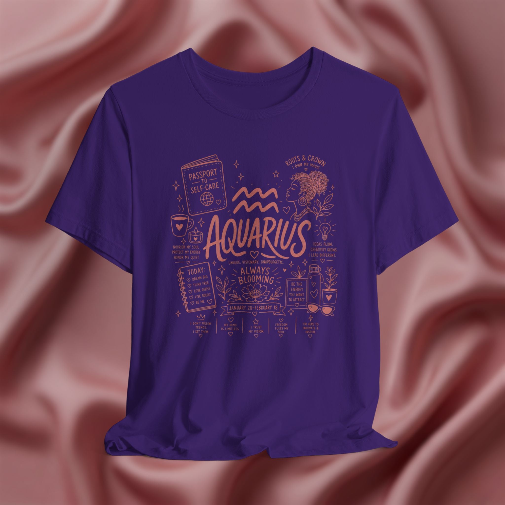 Aquarius Affirmation Graphic Tee