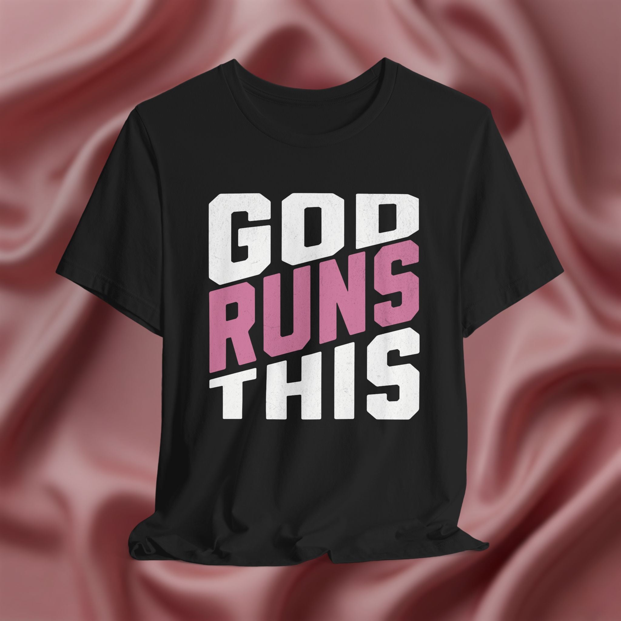 God Runs This Faith Tee