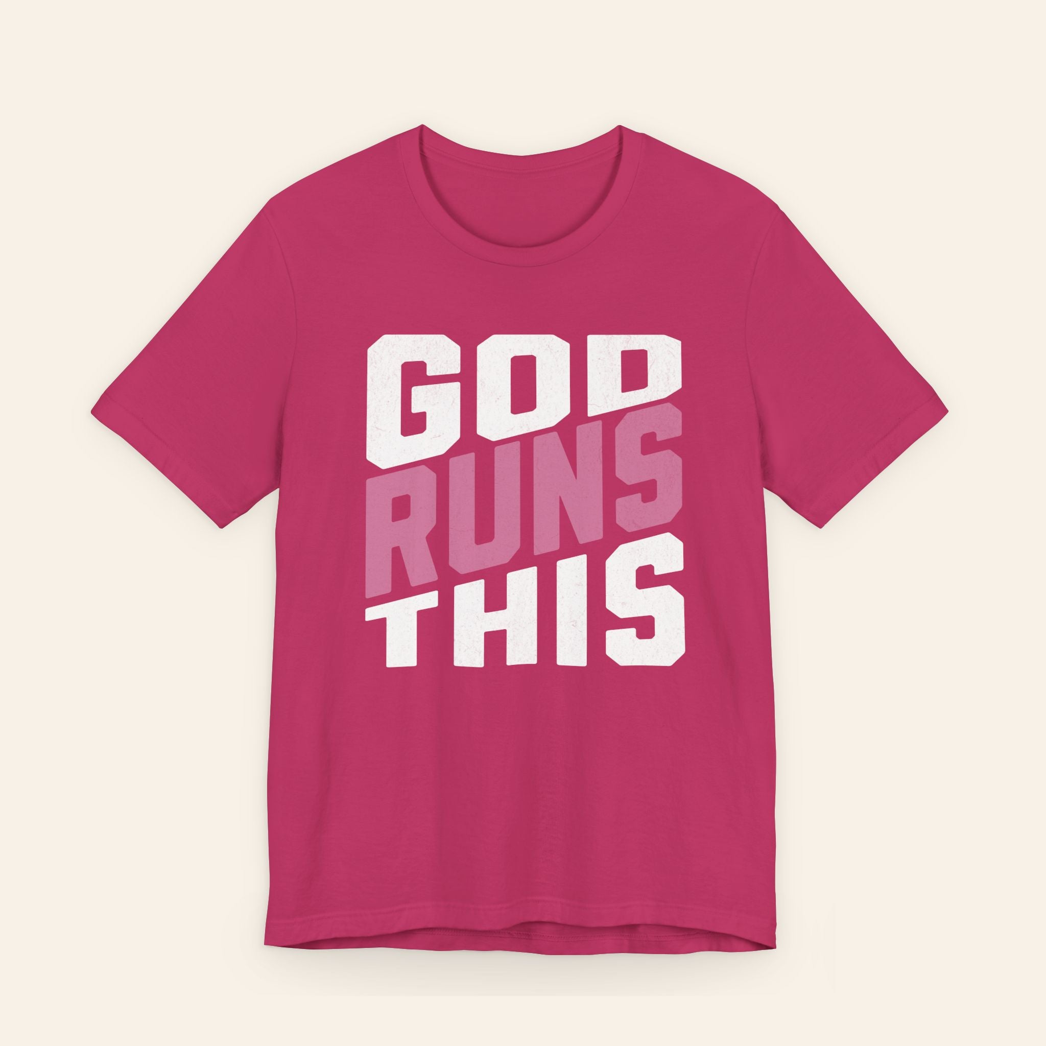 God Runs This Faith Tee