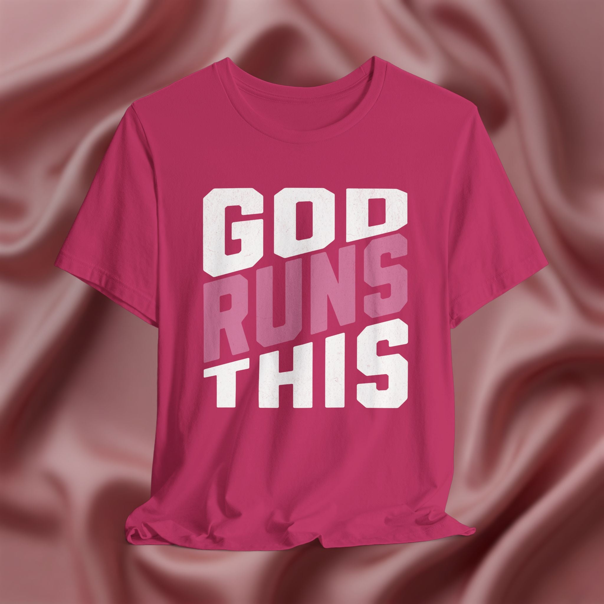 God Runs This Faith Tee