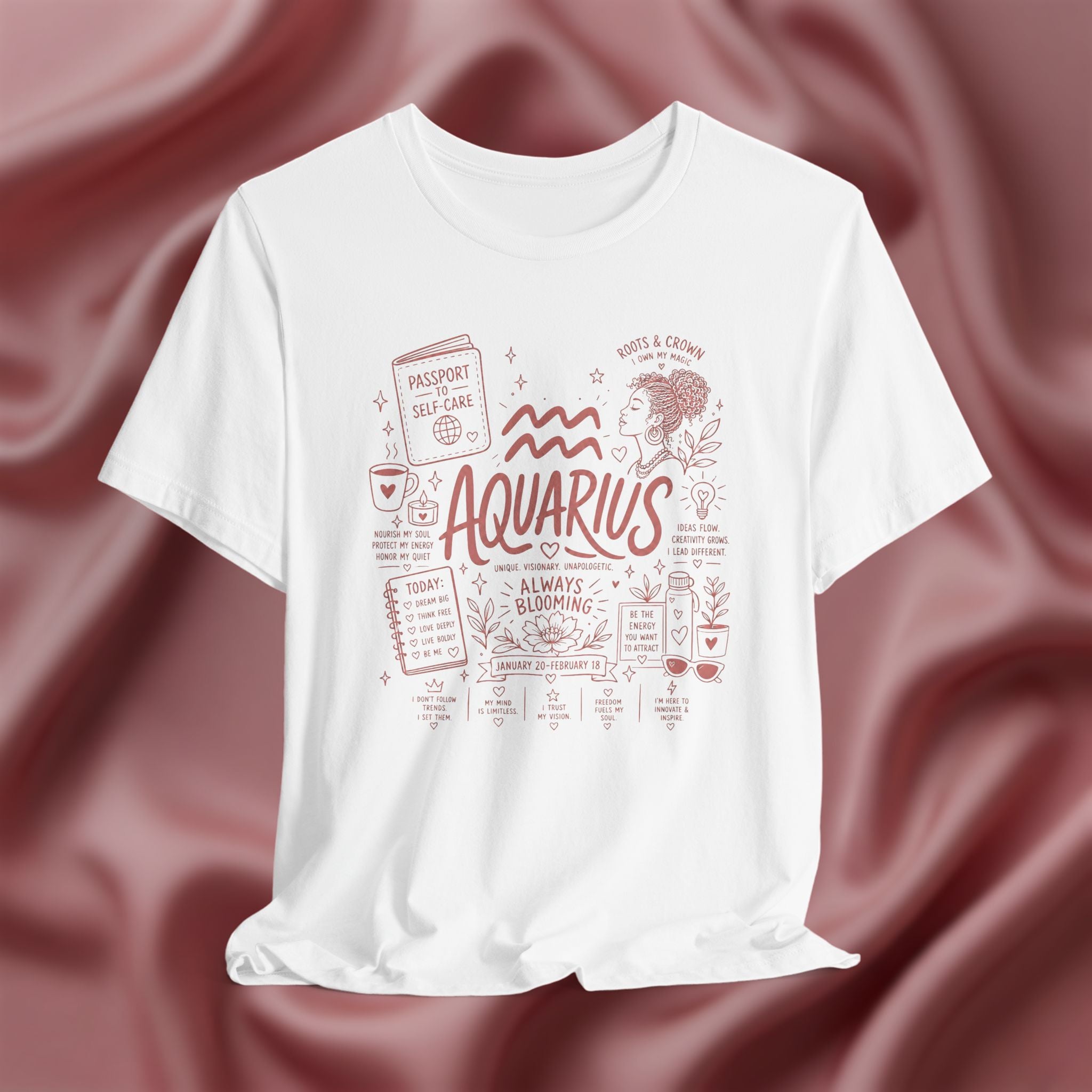 Aquarius Affirmation Graphic Tee