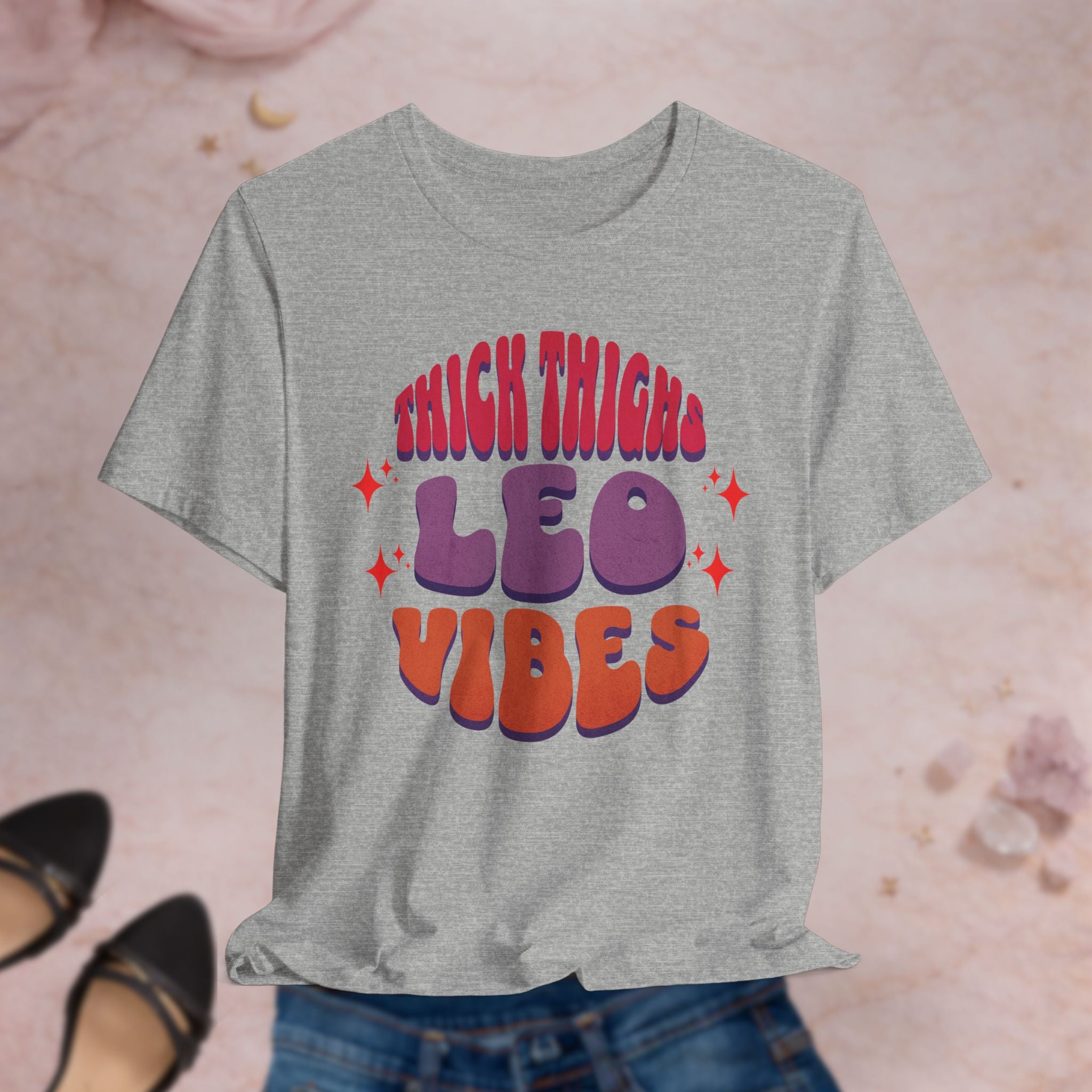 Thick Thighs Leo Vibes Tee