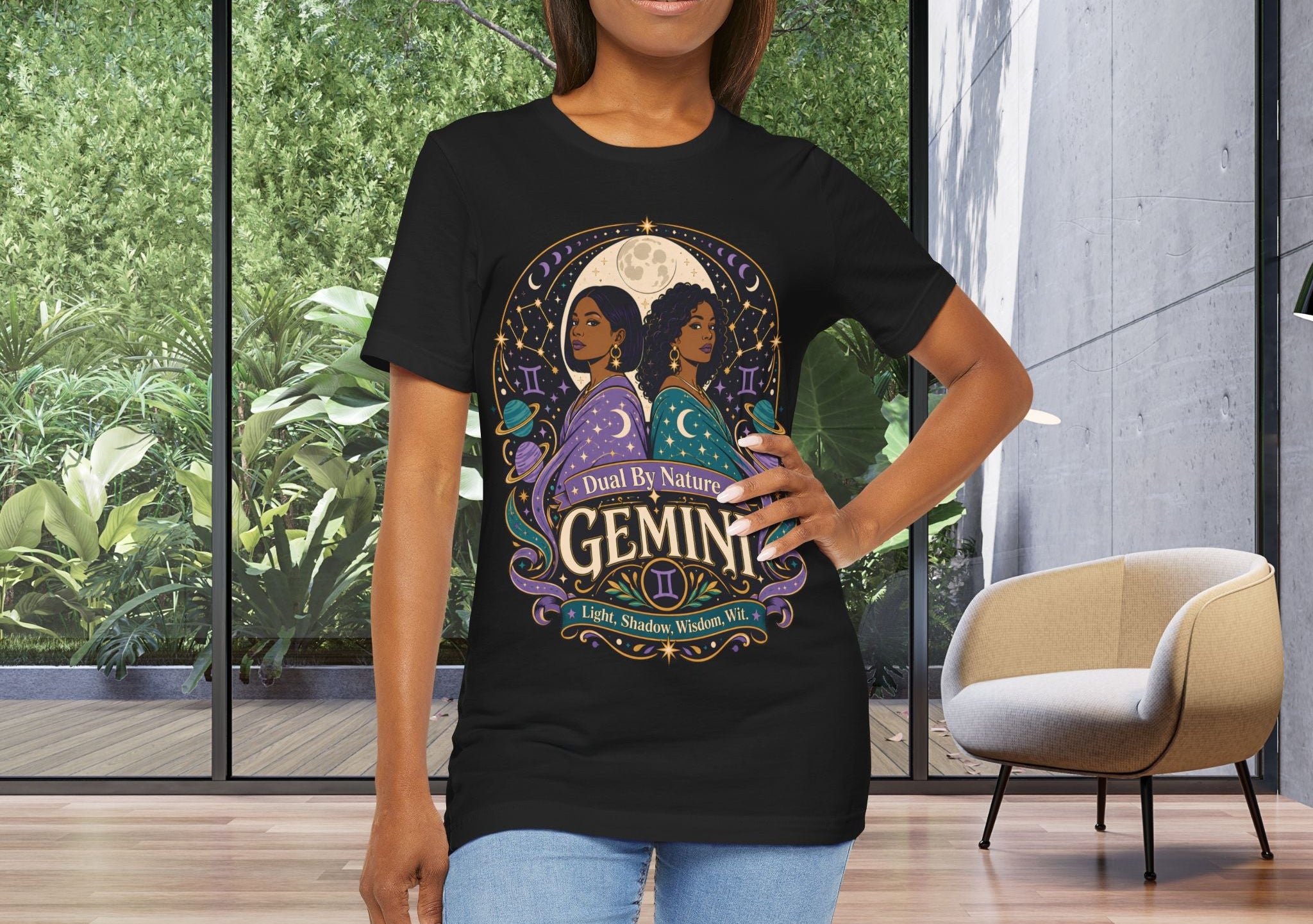Gemini Zodiac Graphic Tee