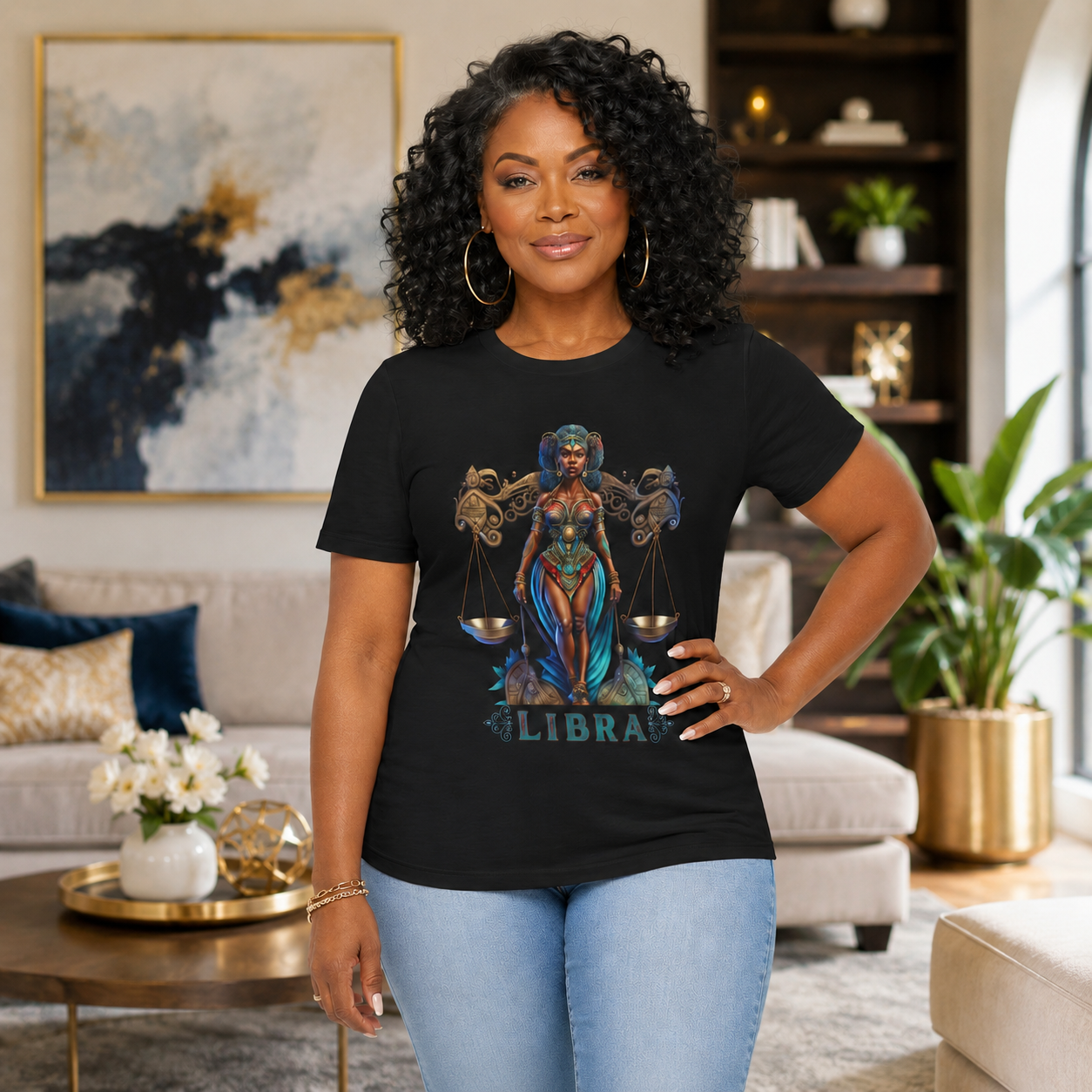 Libra Zodiac Graphic Tee