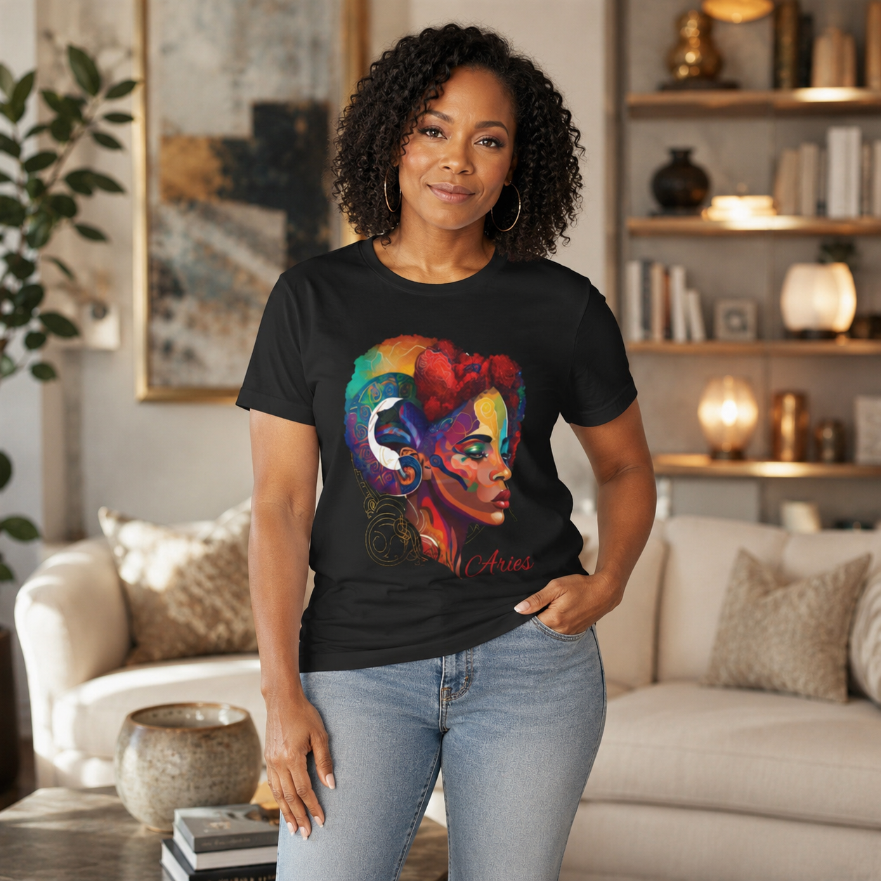 Aries Zodiac Graphic Tee