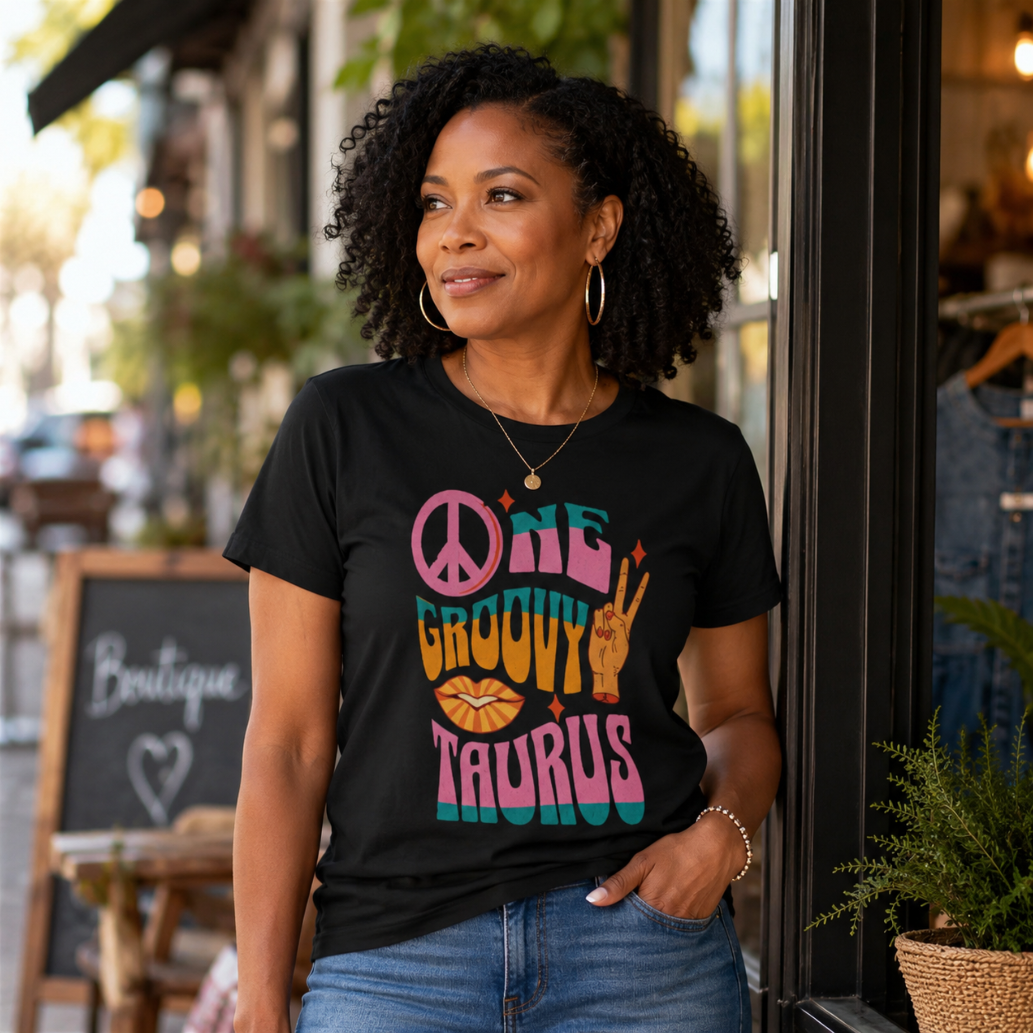 One Groovy Taurus Graphic Tee