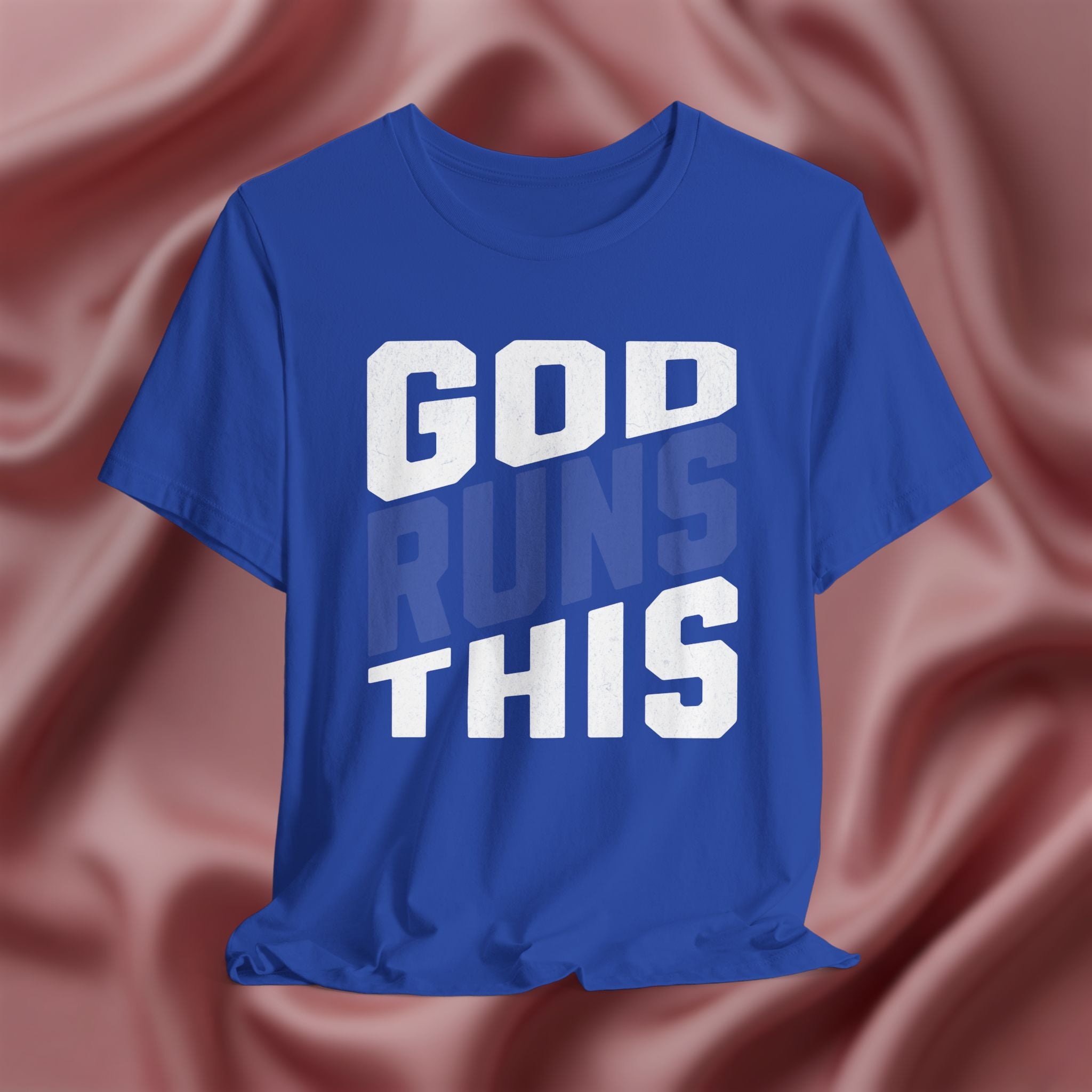 God Runs This Faith Tee