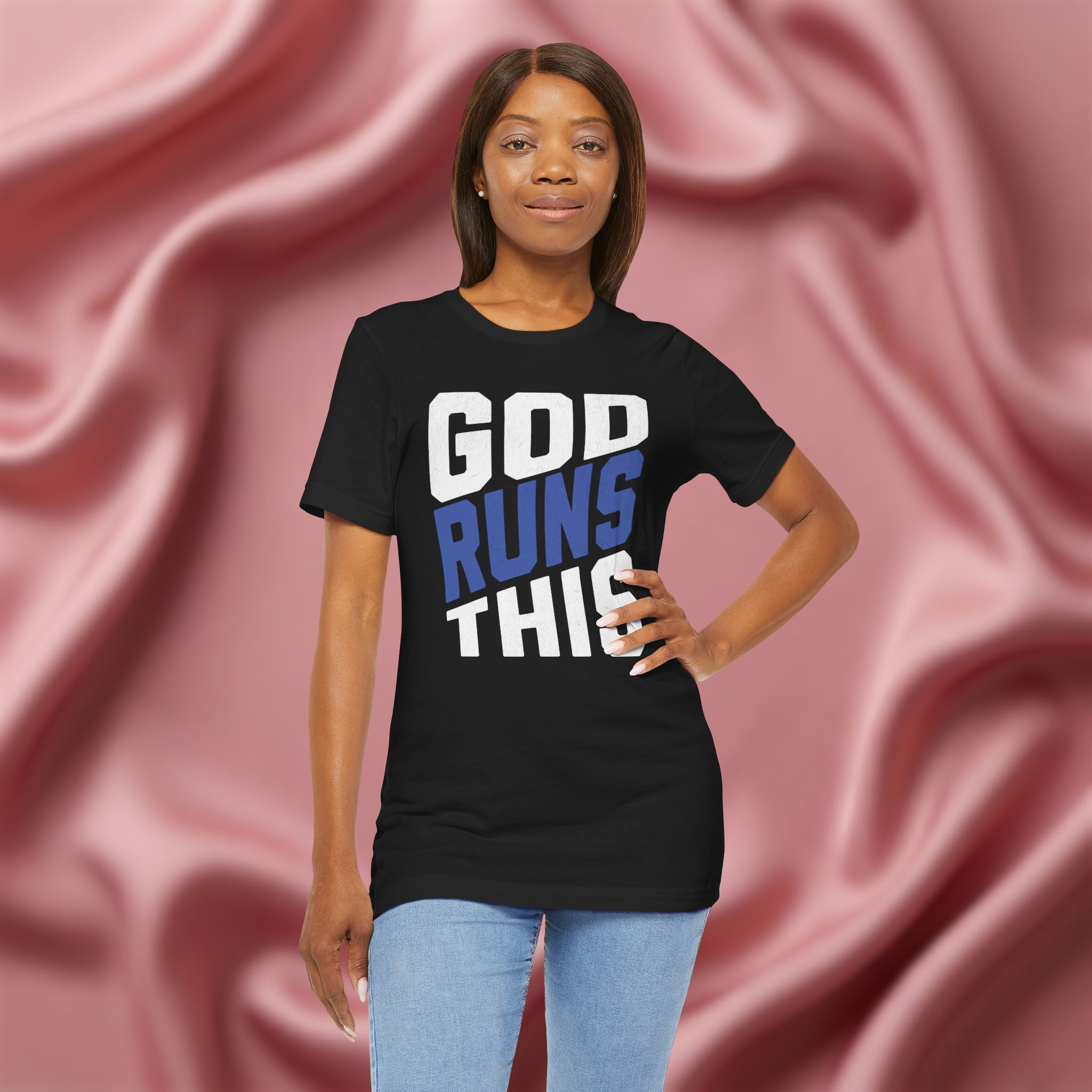 God Runs This Faith Tee
