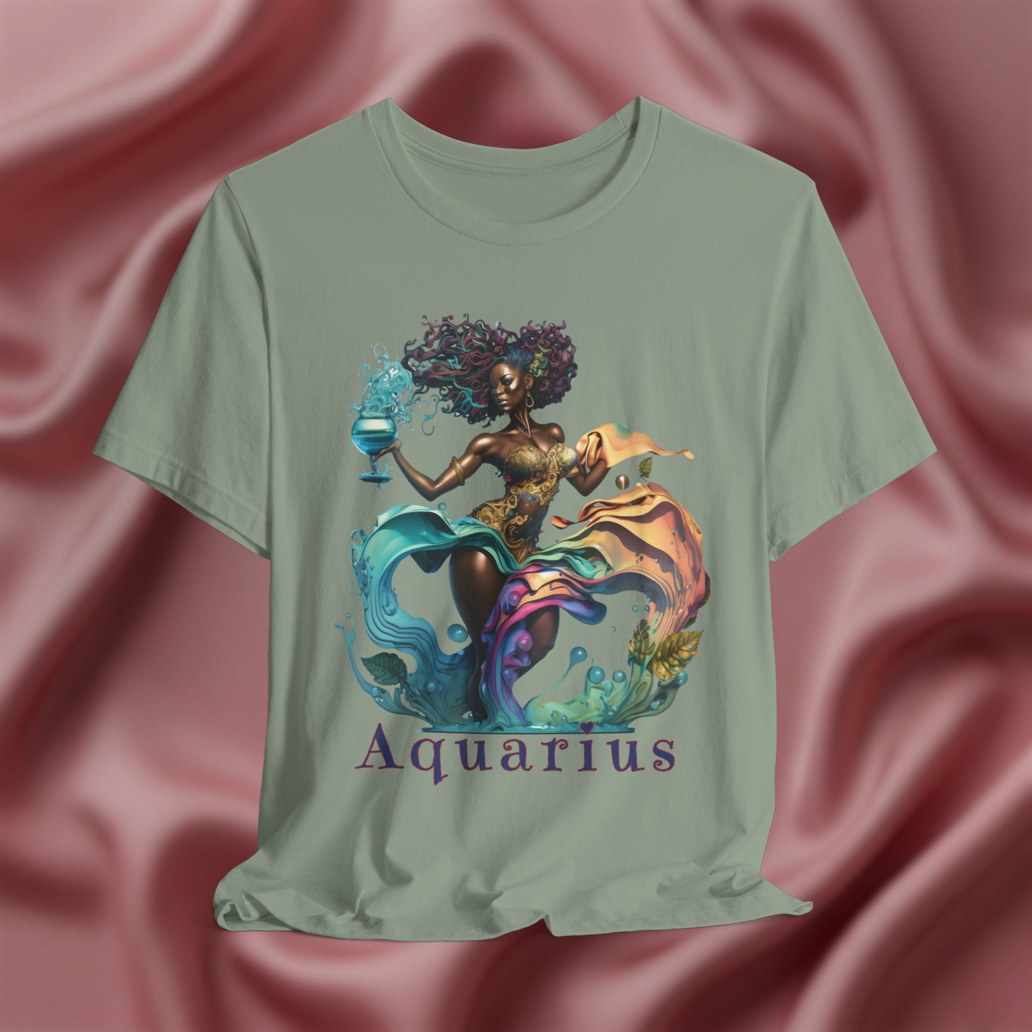 Aquarius Zodiac Graphic Tee