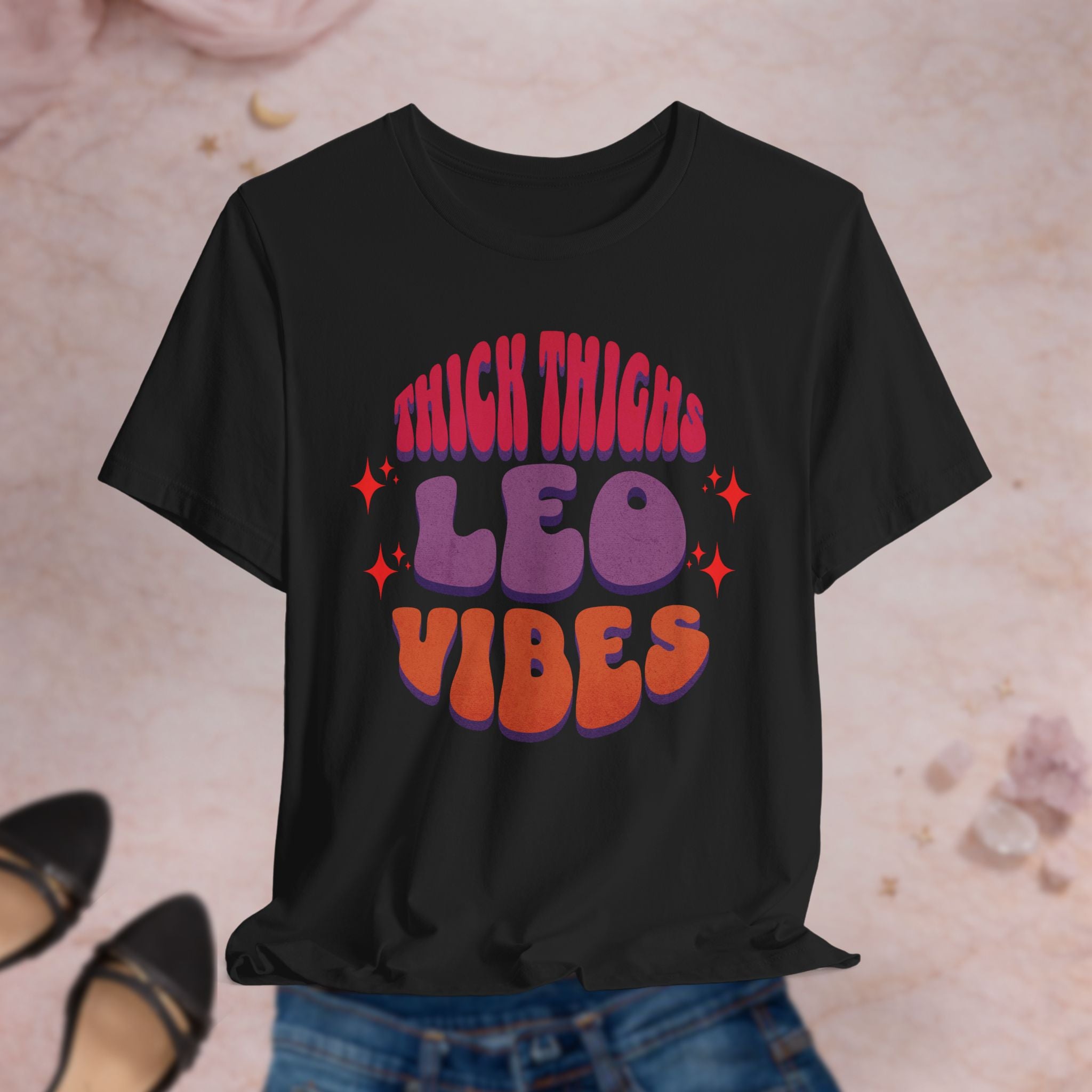 Thick Thighs Leo Vibes Tee
