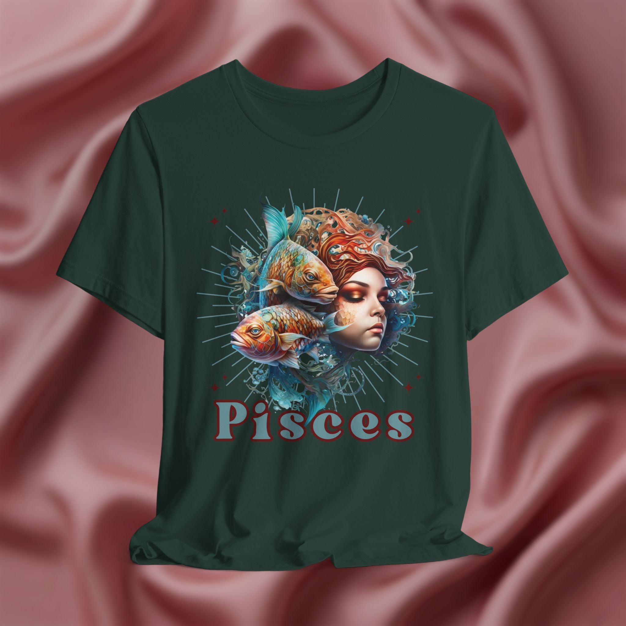 Pisces Zodiac Graphic Tee