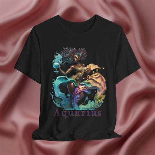 Aquarius Zodiac Graphic Tee