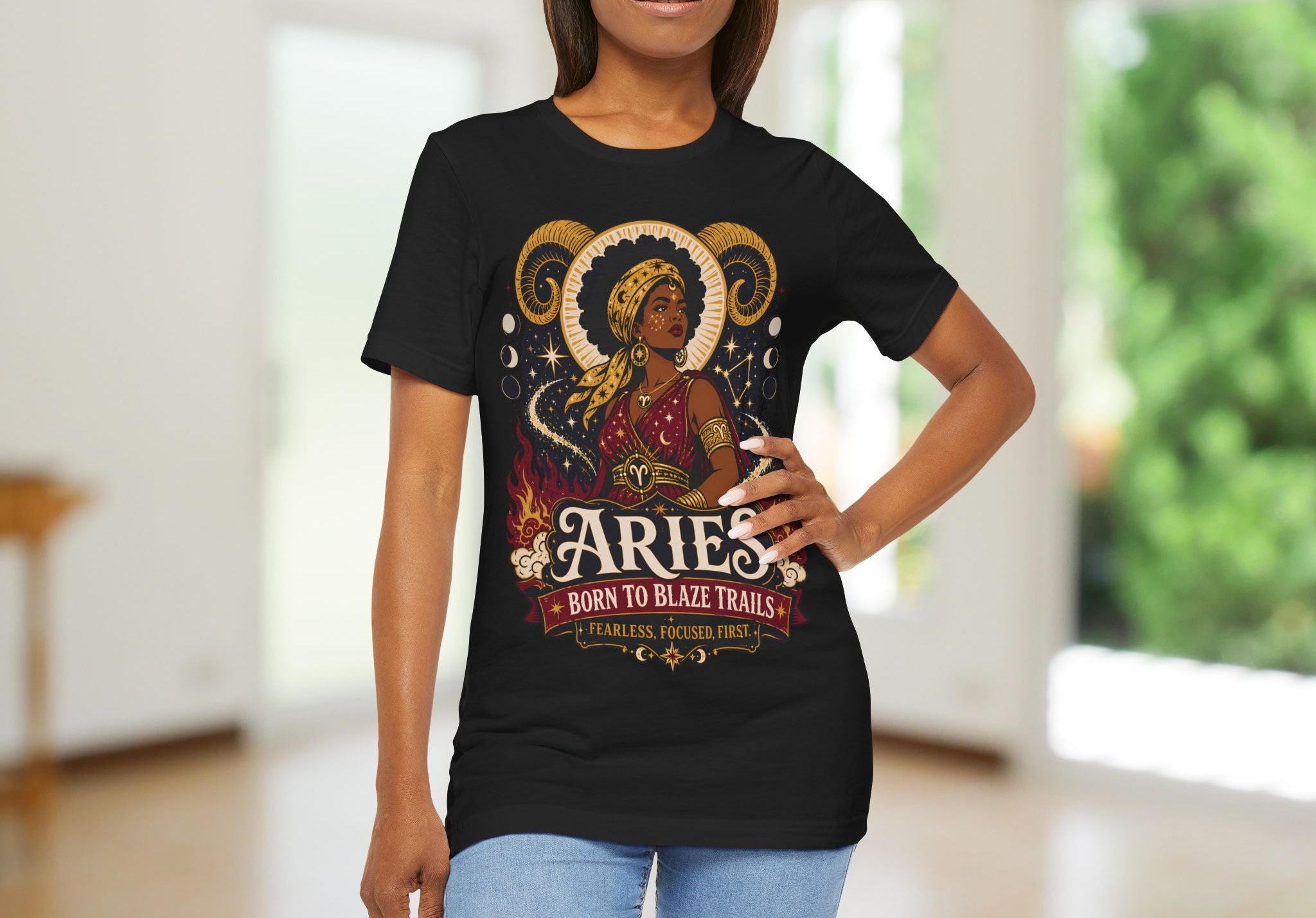 Aries Zodiac Graphic Tee