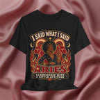 Aries Zodiac Graphic Tee