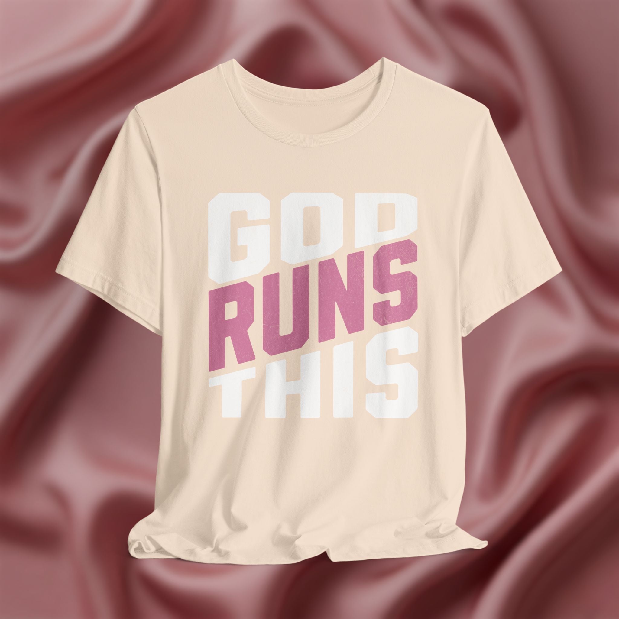 God Runs This Faith Tee