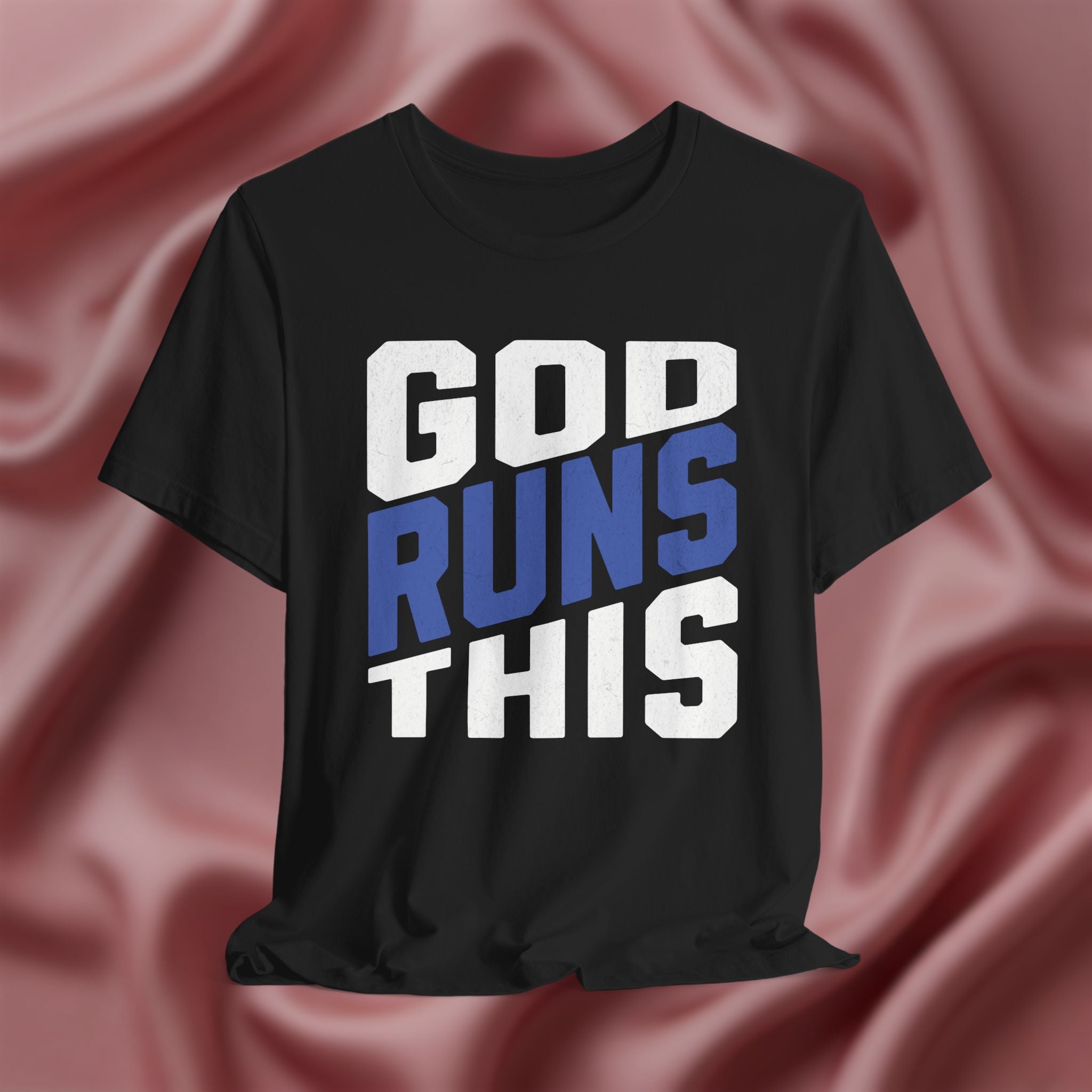 God Runs This Faith Tee