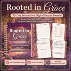 Rooted in Grace - 30-Day Interactive Digital Prayer Journal
