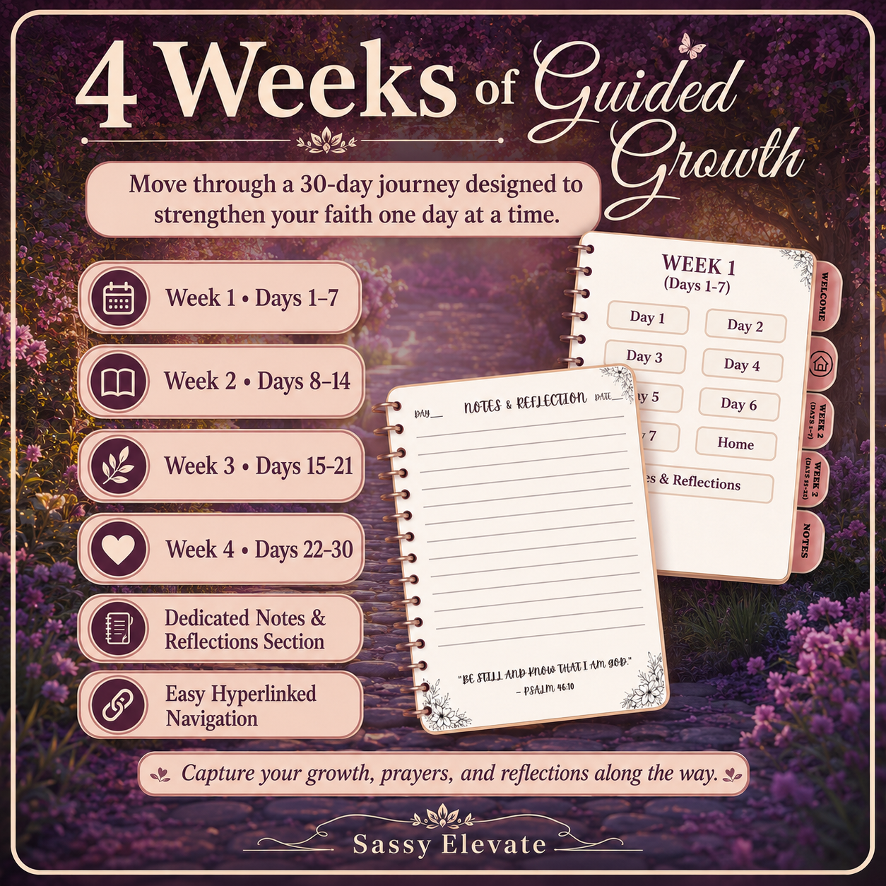 4 Weeks of Guided Growth - 30-day journey to strengthen your faith